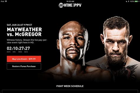 mayweather vs mcgregor live stream